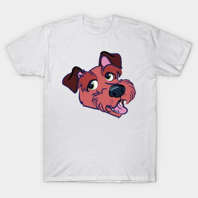 Mutt Dog Design T-Shirt by Darth Tuba